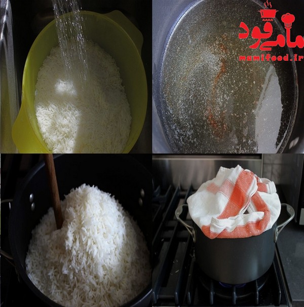طرز تهیه برنج با مرغ مرینت شده با مرکبات 